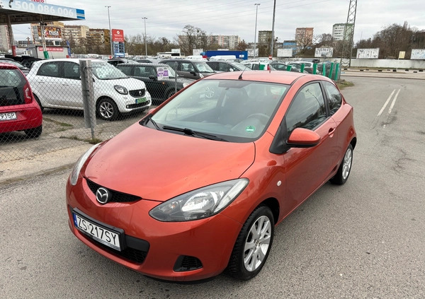 Mazda 2 cena 12999 przebieg: 186000, rok produkcji 2009 z Szczecin małe 301